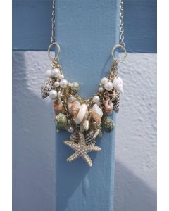 Collar de perlas de las estrellas de mar Shell